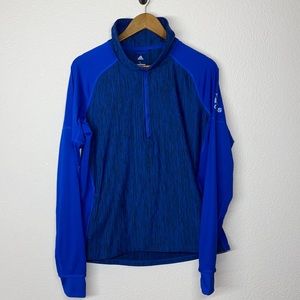 Adidas half zip women’s top, large